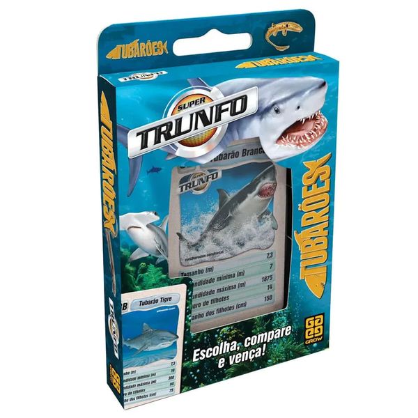 Super Trunfo - Tubarões - Grow GROW01491