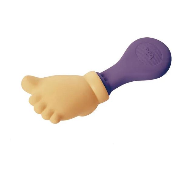 Mordedor e Chocalho - Pézinho Colors - Roxo - Toyster TOYS2288