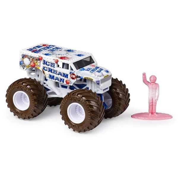 Mini Veículo e Figura - Monster Jam - 1/64 - Ice Cream Man - Sunny Sunny Mini Veículo e Figura - Monster Jam - 1/64 - Ice Cream Man - Sunny Sunny