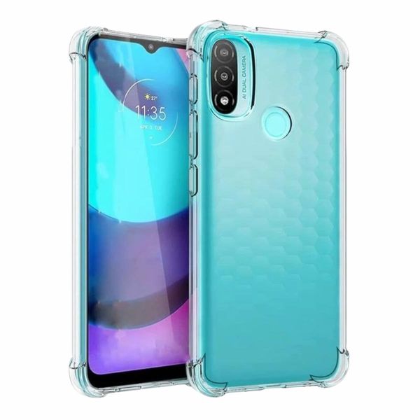 Kit Capa Transparente + Película Vidro Transparente para Moto E20