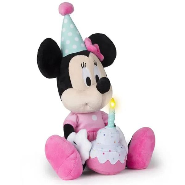 Pelúcia com Som - Disney - Minnie Mouse - Feliz Aniversário - Multikids BR374