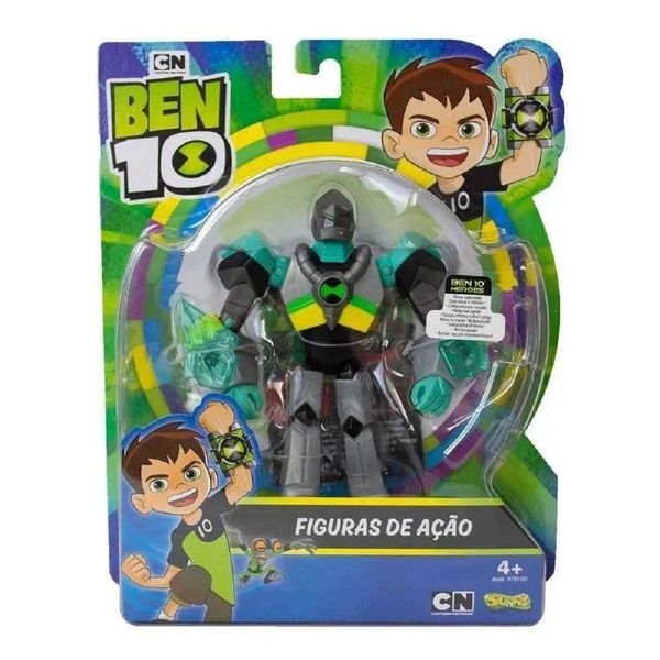 Mini Figura Articulada - Ben 10 - ARMAD OMNITRIX DIAMANTE Sunny