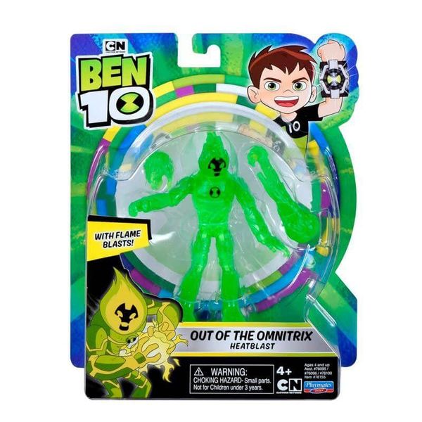 Mini Figura Articulada - Ben 10 - CHAMA FORO OMNITRIX Sunny