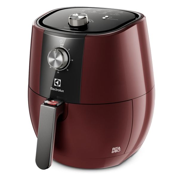 FRITADEIRA ELÉTRICA ELECTROLUX AIRFRYER GRAND 4L VERMELHA EFFICIENT POR RITA LOBO 127V EAF31