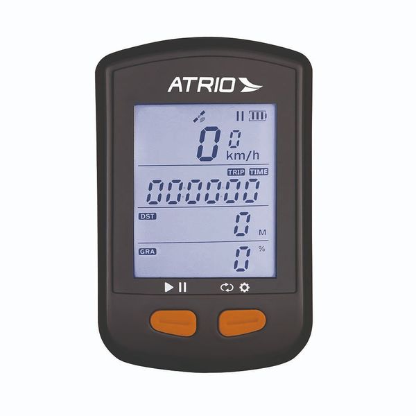 GPS Atrio Steel para Ciclismo Resistente à Água Recarregável Preto - BI132 BI132