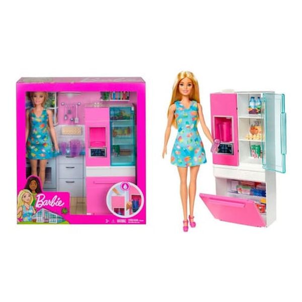 Barbie Móvel com Boneca - GELADEIRA Mattel