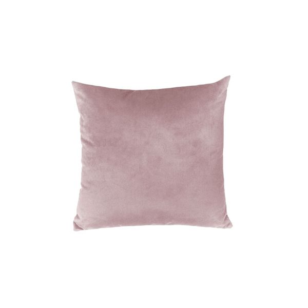 Almofada para Sofa Aveludada Rosa Antigo Rose 45x45cm