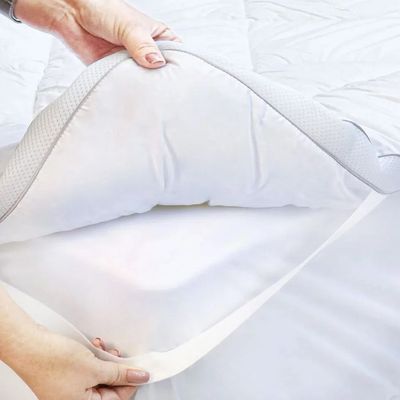 Capa Colchao Pillow Top QUEEN Toque Plumas Macio Branco 1un