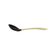 Colher de Silicone Preto Talher Cabo Madeira Siliwood 1un