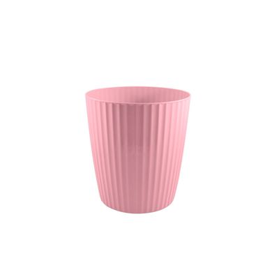 Vaso de Planta Rosa Cesto Horta Groove 22cm