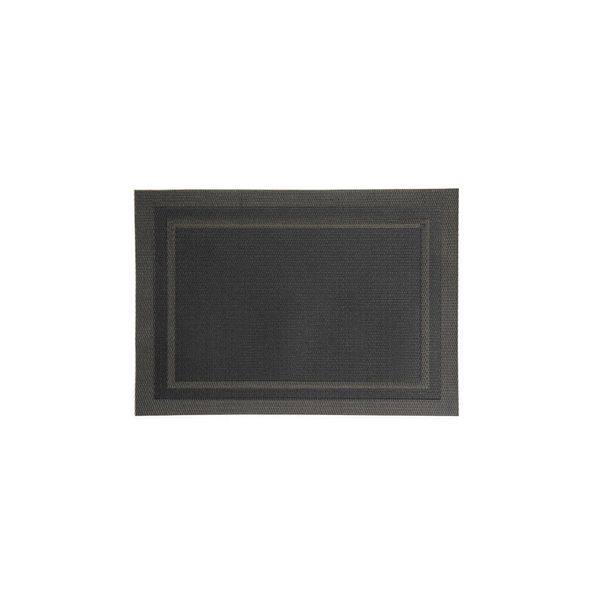 Jogo Americano Lugar Preto 30x45cm Facil de Limpar PVC 1un