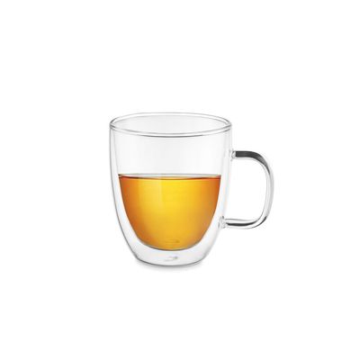 Caneca de Vidro Borossilicato Resistente ao Calor 350ml