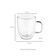 Caneca de Vidro Borossilicato Resistente ao Calor 350ml