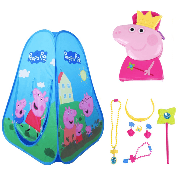 Combo Kids - Tenda Peppa Pig e Maleta Peppa Pig Joias Multikids - BR1308K BR1308K Combo Kids - Tenda Peppa Pig e Maleta Peppa Pig Joias Multikids - BR1308K BR1308K