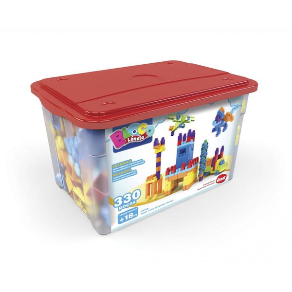 Blocos de Montar - Super Caixa Divertida - Dismat MK169 Blocos de Montar - Super Caixa Divertida - Dismat MK169