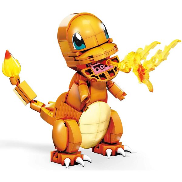 Boneco Transformável - Pokémon - Mega Construx - Charmander - Mattel GKY95
