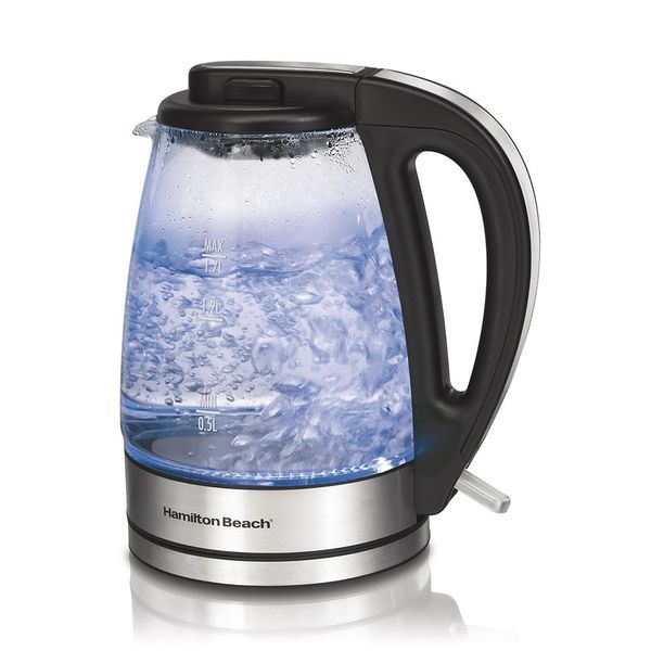 CHALEIRA HAMILTON BEACH ELÉTRICA SEM FIO PRETO E INOX 1,7L 127V 40865-BZ127