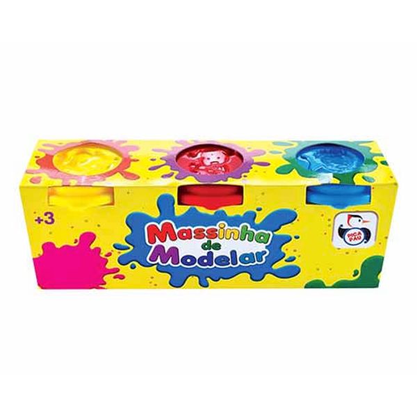 Kit de Massinha - 3 Potes Grandes - Pica-Pau PIC3515 Kit de Massinha - 3 Potes Grandes - Pica-Pau PIC3515
