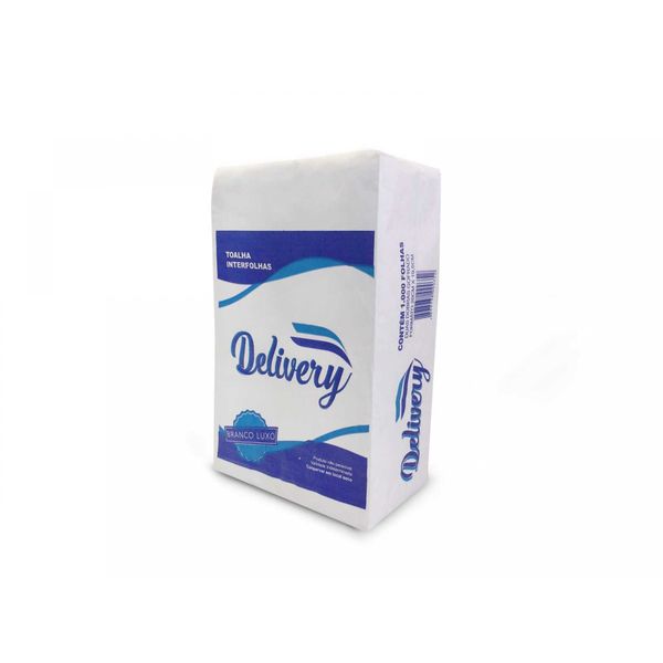 PAPEL TOALHA 20X20 1000UN BRANCO DELIVERY LUXO VALEPEL