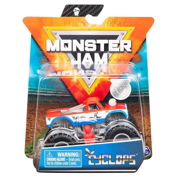 Mini Veículo e Figura - Monster Jam - 1/64 - CICLOPS Sunny
