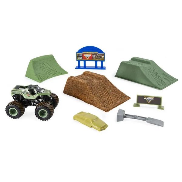 Playset com Massa Areia e Veículo - Monster Jam - SOLDIER FORTUNE Sunny Playset com Massa Areia e Veículo - Monster Jam - SOLDIER FORTUNE Sunny