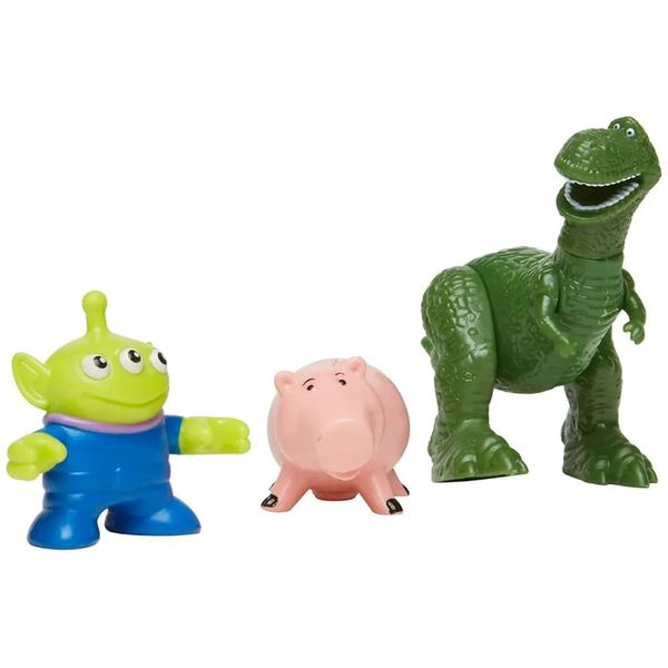 Mini Figuras Básicas - Imaginext - Disney - Pixar - Toy Story 4 - Rex, Hamm e Alien - Fisher Price GFT00