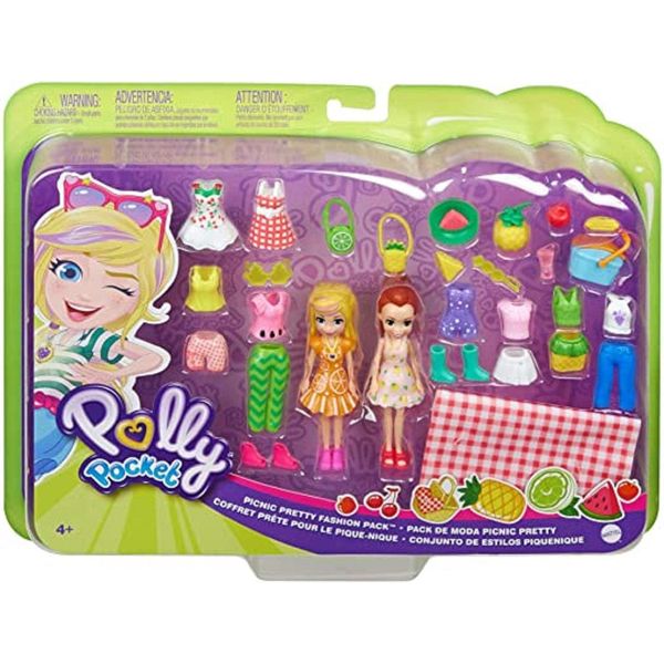 Bonecas Polly Pocket - ESTILO PIQUENIQUE Mattel Bonecas Polly Pocket - ESTILO PIQUENIQUE Mattel