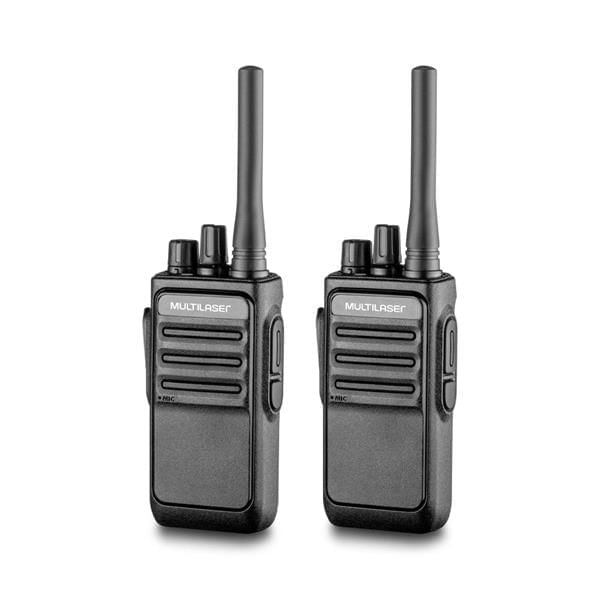 Walkie Talkie Multilaser - Alcance de até 2km de distância - RE020 RE020 Walkie Talkie Multilaser - Alcance de até 2km de distância - RE020 RE020