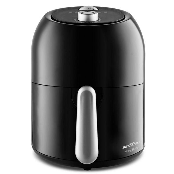 Fritadeira Air Fryer Britânia Antiaderente 3l 1000w Preto 220 V