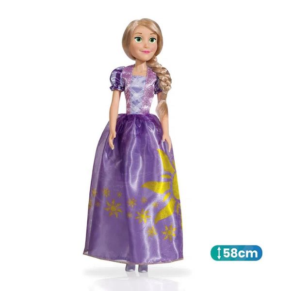 Boneca Clássica - Mini My Size - Princesas Disney - Rapunzel - Novabrink BBRA1742