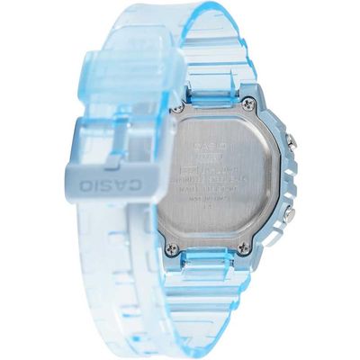 Relógio Casio Masculino Ref:La-20whs-2adf Infantil Digital Azul Translúcido
