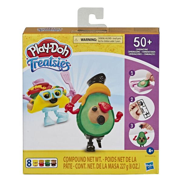 Kit de Massa de Modelar - Play-Doh Treatsies - Taco e Abacate - Hasbro Play-Doh