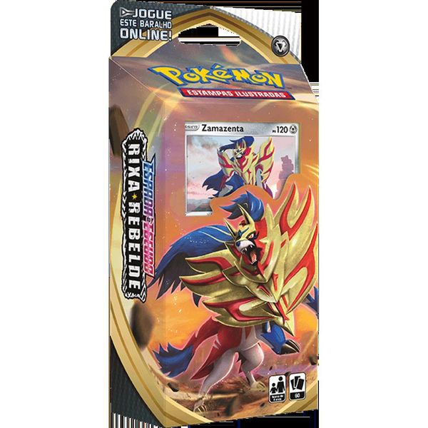 Deck Pokemon - Espada e Escudo - Rixa Rebelde - Zamazenta - Copag 90778 Deck Pokemon - Espada e Escudo - Rixa Rebelde - Zamazenta - Copag 90778