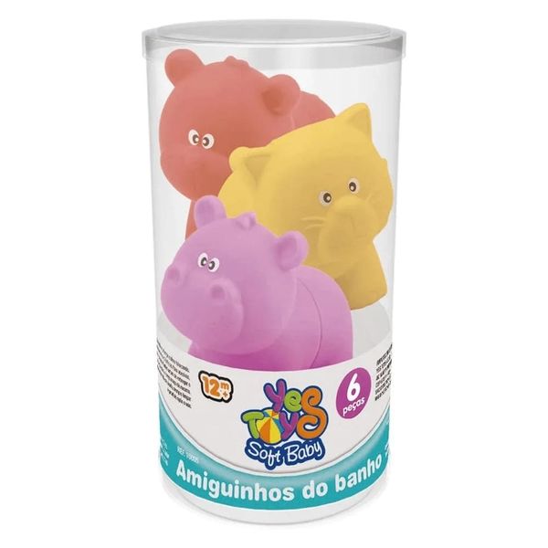 Soft Baby Amiguinhos do Banho - ANIMAIS Yes Toys