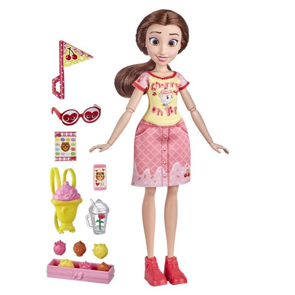 Boneca Articulada Princesas Disney Comfy Squad Amigas Sugar Rush - Bela - Hasbro Hasbro