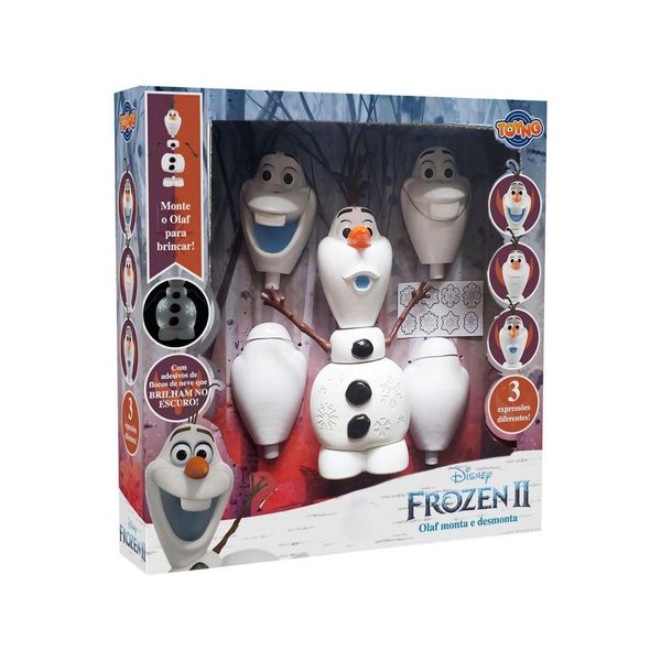 Boneco Olaf Monta e Desmonta Toyng Boneco Olaf Monta e Desmonta Toyng