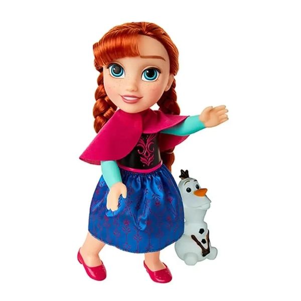 Boneca e Mini Figura - Frozen 2 - Anna e Olaf - Mimo MIM6488 Boneca e Mini Figura - Frozen 2 - Anna e Olaf - Mimo MIM6488