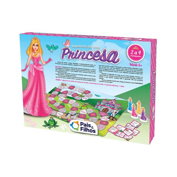 Jogo - Aventuras de uma Princesa - Pais & Filhos PAIS2865