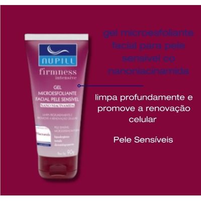 Gel Microesfoliante Facial Nano Niacinamida Nupill 90g
