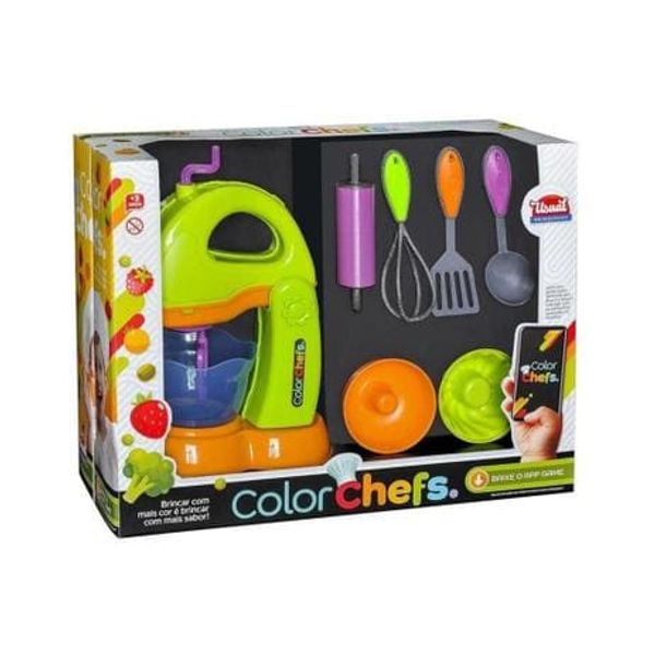 Color Chefs Kit Batedeira Usual Plastic