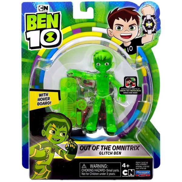 Mini Figura Articulada - Ben 10 - GLITCH BEN FORA OMNITRIX Sunny Mini Figura Articulada - Ben 10 - GLITCH BEN FORA OMNITRIX Sunny