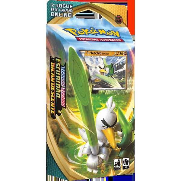 Pokémon Starter Deck - Escuridão Incandescente - Sirfetch'd de Galar - Copag 89087