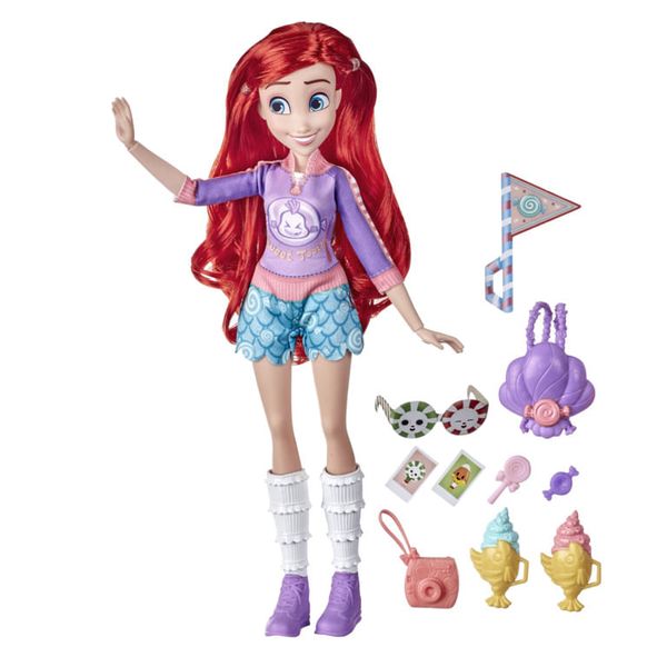 Boneca Articulada Princesas Disney Comfy Squad Amigas Sugar Rush - Ariel - Hasbro Hasbro