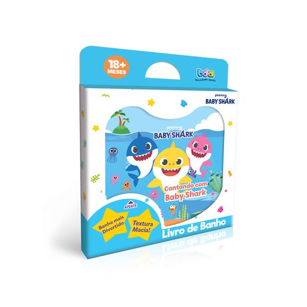 Livro de Banho - Baby Shark - Toyster TOYS2676 Livro de Banho - Baby Shark - Toyster TOYS2676