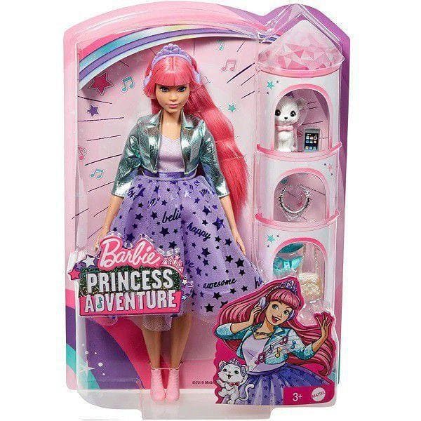 Boneca Barbie - Princess Adventure - Vestido Lilias - Mattel - VESTIDO LILAS CASACO VD Mattel