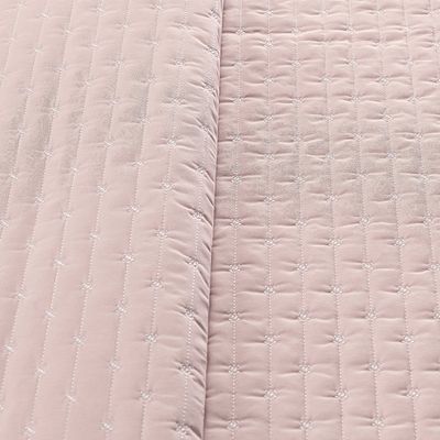 Kit Cobre Leito Colcha Marley Casal Dupla face - Rosa