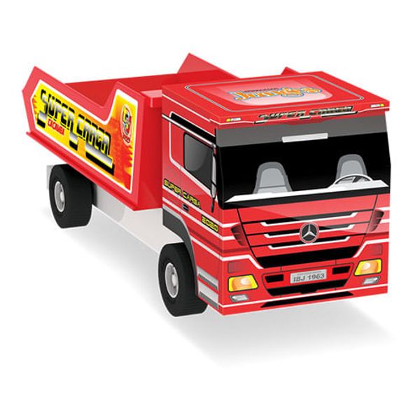 Caminhão Caçamba - Vermelho - Junges Junges Caminhão Caçamba - Vermelho - Junges Junges