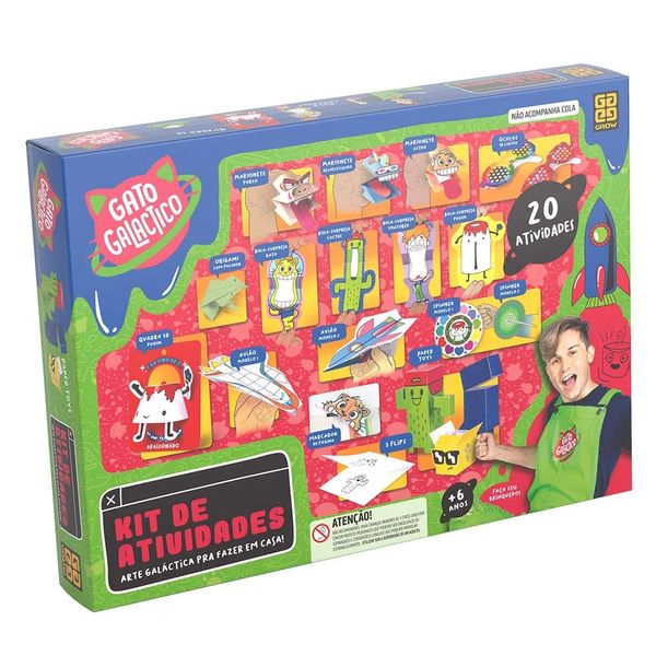 Kit de Atividades Gato Galáctico Grow GROW04004 Kit de Atividades Gato Galáctico Grow GROW04004