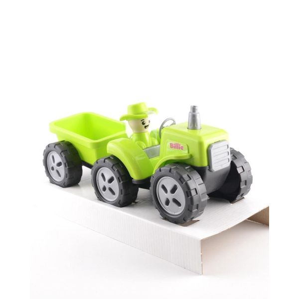 Trator Basculante Billie Fazendeiro - VERDE Usual Plastic Trator Basculante Billie Fazendeiro - VERDE Usual Plastic