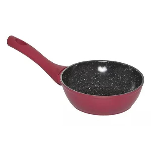 Frigideira Cerâmica Antiaderente 26cm Mimo Style Linha Rubi Cook Para Fogão Indução Panela De Aluminio Grande